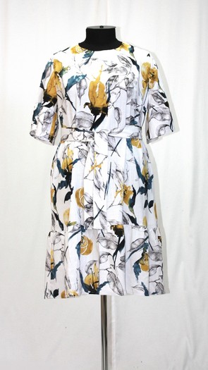 Платье - 0165 цвет бирюзовый